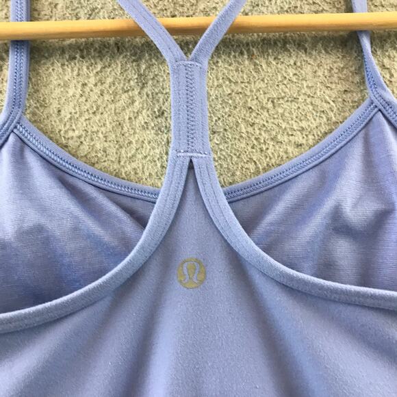Lululemon Power Pose Blue Tank Top - Size 4 - Excellent! - Picture 3 of 8